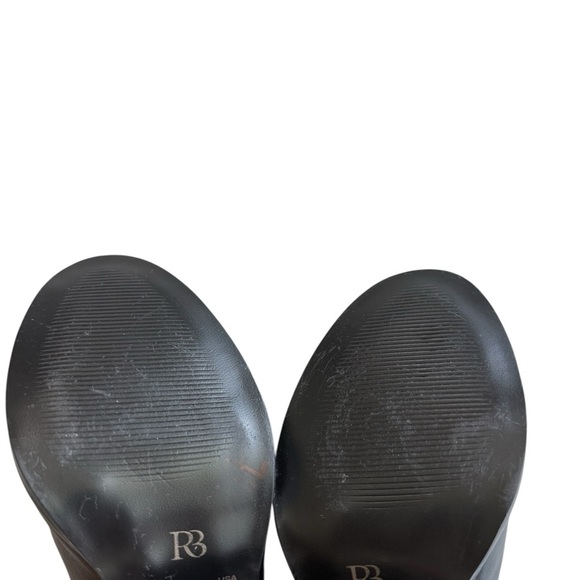 Raphaella Booz Rockstud Accents Leather Ankle Boots Women's Size 7 - Picture 6 of 12